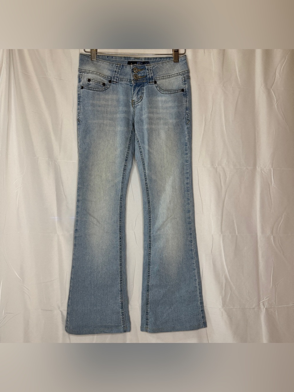 Y2K Angels Low Rise Flare Jeans - Picture 2 of 10